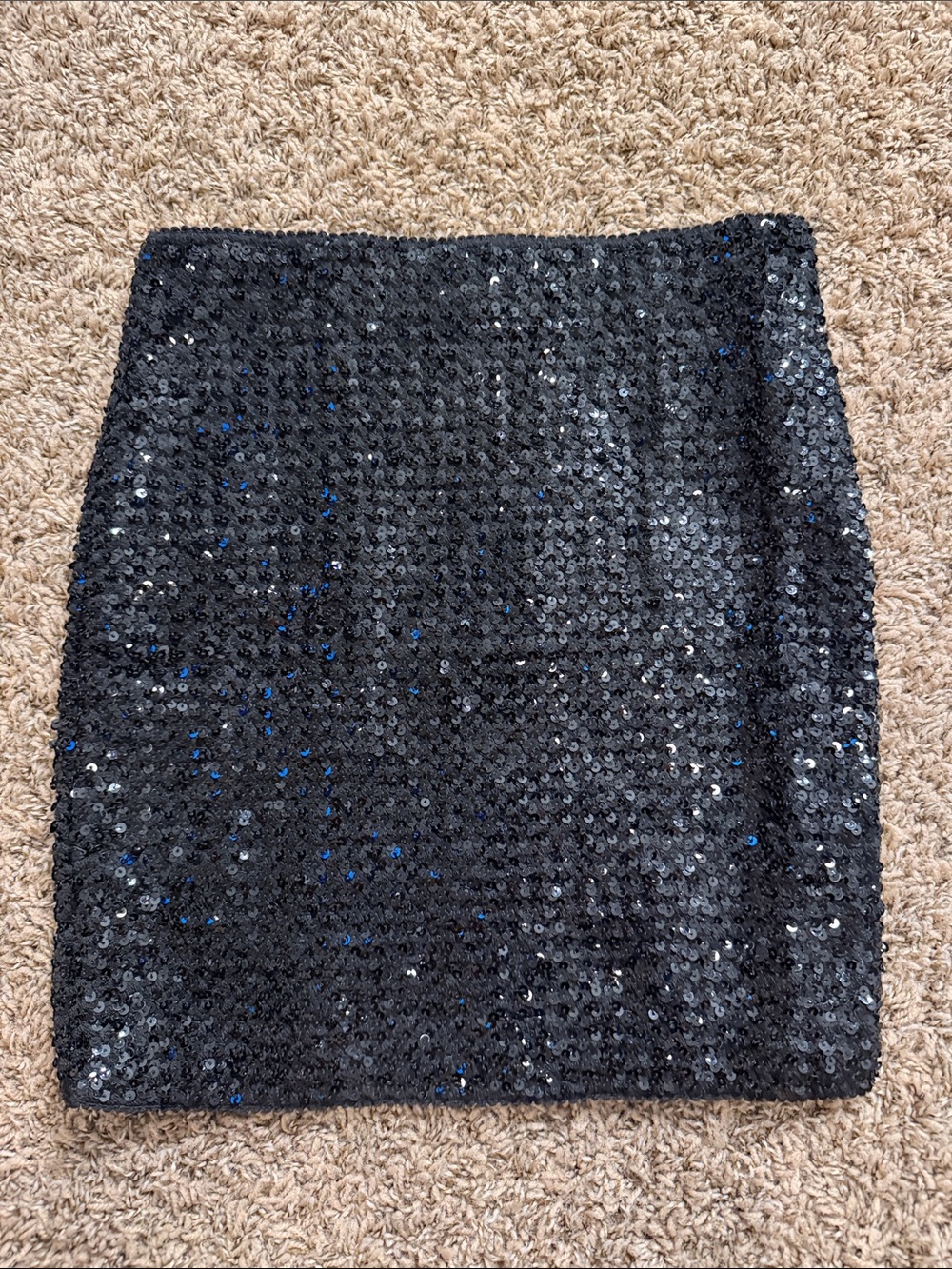 Sequin Mini Skirt in Black - Chic Party Staple